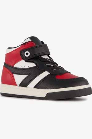 Blue Box Hoge jongens sneakers zwart