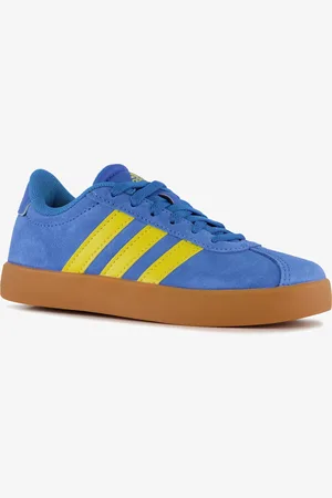 adidas VL Court 3.0 kinder sneakers geel