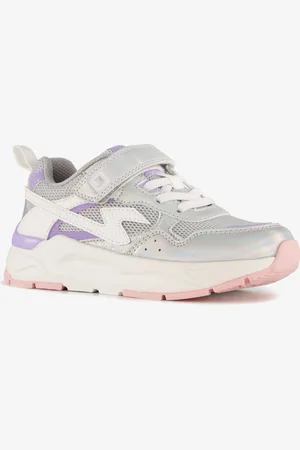 Blue Box Meisjes dad sneakers metallic pastel