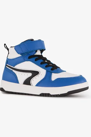 Blue Box Hoge jongens sneakers blauw