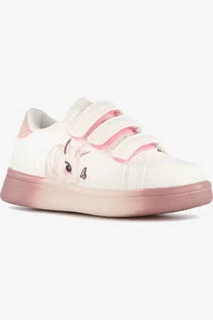 Blue Box Meisjes sneakers met roze zool