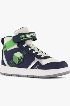 Minecraft Hoge jongens sneakers groen