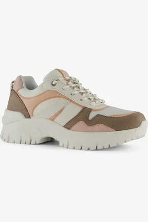 Supercracks Dames dad sneakers roze