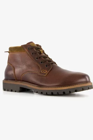Van Beers Leren heren veterboots