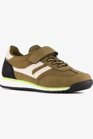 Blue Box Jongens sneakers legergroen zwart