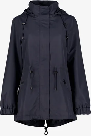 TwoDay Dames parka jas donkerblauw