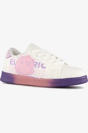Blue Box Meisjes sneakers met smiley pastel