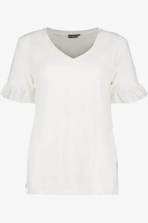 TwoDay Dames broderie T-shirt