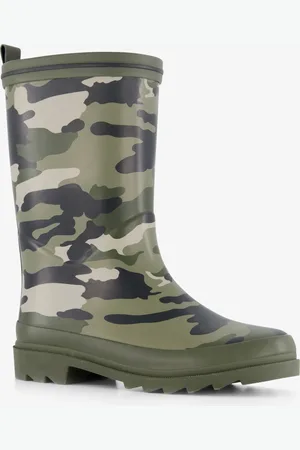 Mountain peak Kinder regenlaarzen camouflage print