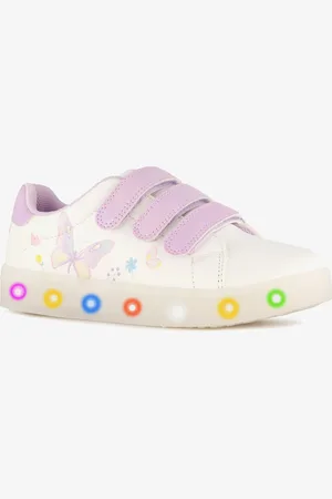 Blue Box Meisjes sneakers met lichtjes roze