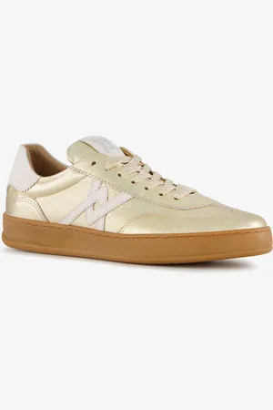 Hush Puppies Leren dames sneakers metallic