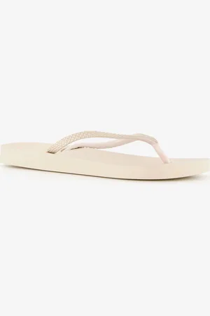 Copacabana Dames teenslippers met steentjes