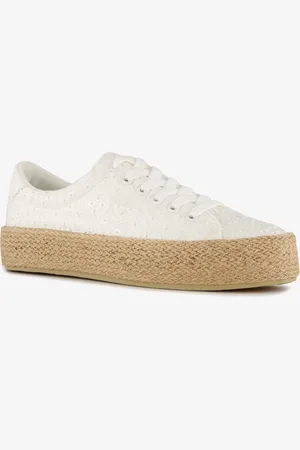 Blue Box Dames sneakers met jute zool