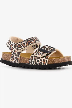 Hush Puppies Kinder bio sandalen met panterprint