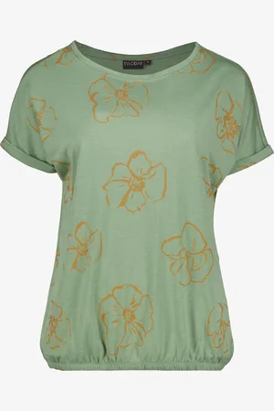 TwoDay Dames T-shirt met bloemenprint