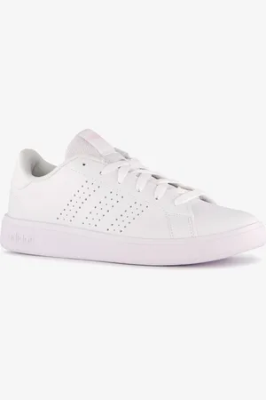 adidas Witte Advantage Base 2.0 dames sneakers