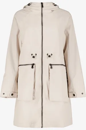 TwoDay Dames parka zomerjas lichtgrijs