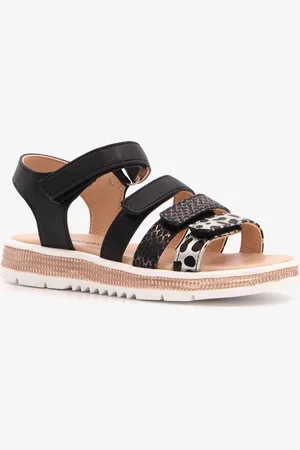Blue Box Meisjes sandalen met luipaardprint