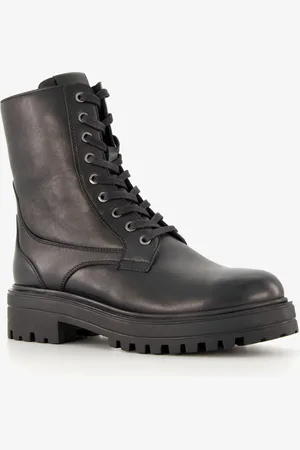 Harper Leren dames veterboots