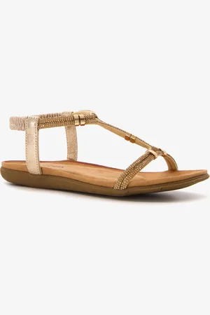 Blue Box Dames sandalen met glittersteentjes