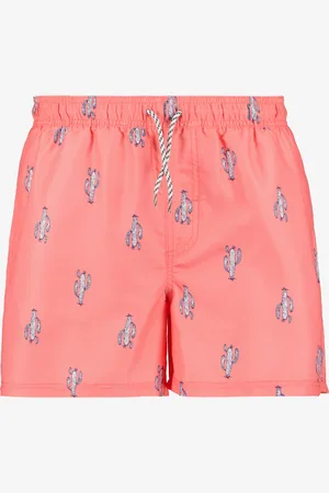 Osaga Heren zwemshort met cactussen roze