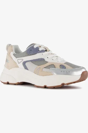 Blue Box Blue Bos dames dad sneakers zilver