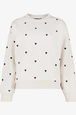 TwoDay Dames sweater met hartjes