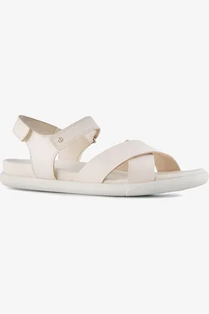 Ecco Damara leren dames sandalen beige