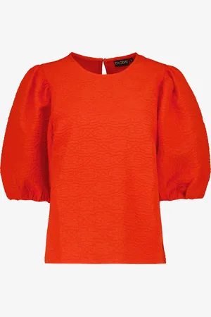 TwoDay Dames top met pofmouwen