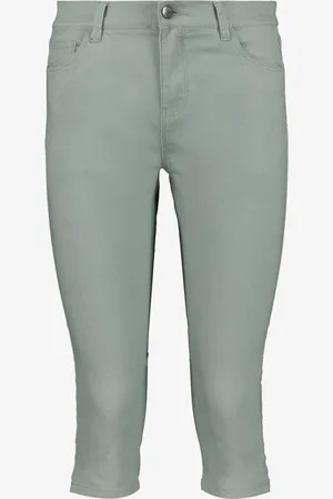 TwoDay Dames capri broek lichtgroen