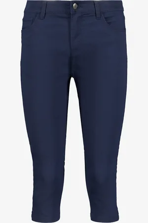 TwoDay Dames capri broek donkerblauw