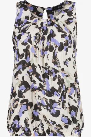 TwoDay Dames singlet met luipaardprint paars