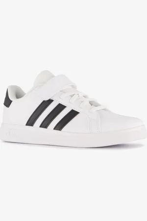 adidas Grand Court 2.0 kinder sneakers zwart
