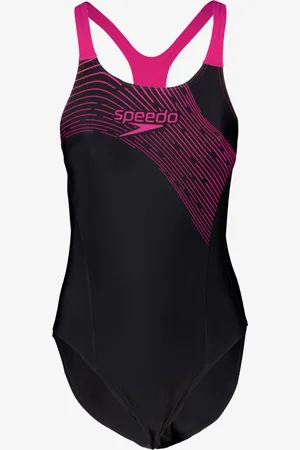 Speedo Medley Logo dames badpak roze