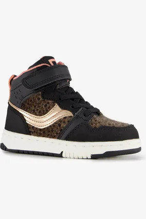 Blue Box Hoge meisjes sneakers dierenprint