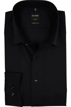 Olymp Business overhemd Luxor Modern Fit normale fit effen katoen