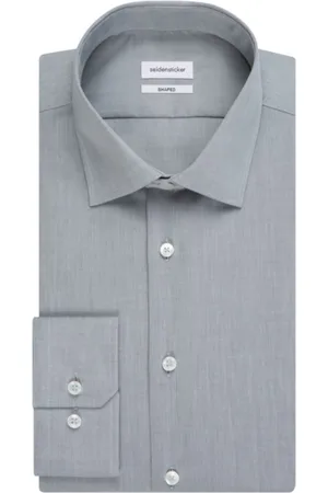 Seidensticker Shaped shirt chambray