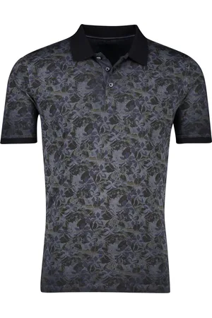 Casa Moda Polo katoen geprint wijde fit