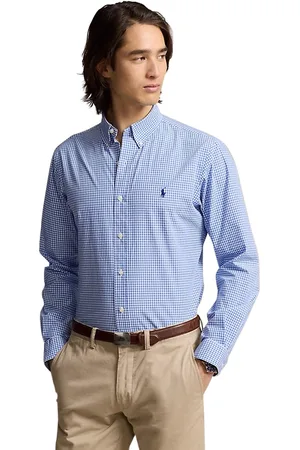 Ralph Lauren Geruit slim fit katoenen overhemd