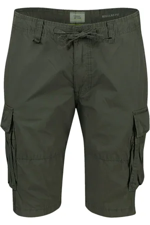 Camel Active Bermuda cargo donkergroen