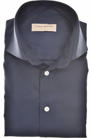 john miller Overhemd wide spread lange mouw