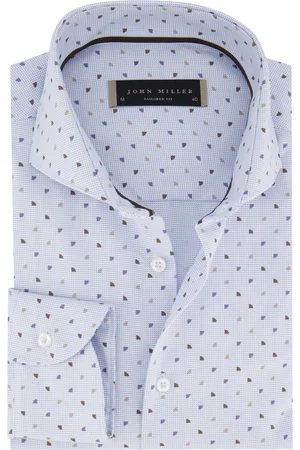 john miller Overhemd Tailored Fit met print