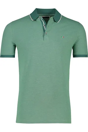 Portofino Katoenen polo gemêleerd normale fit