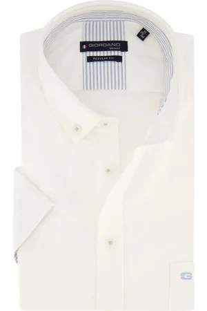 Giordano Katoenen korte mouw overhemd regular fit