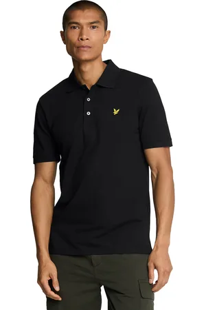 Lyle &amp; scott Polo slim fit effen met logo