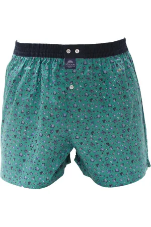 McAlson McAlson boxershort donkergroen bladeren