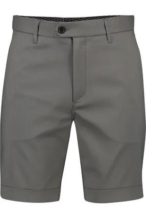 Airforce Korte broek effen katoen slim fit