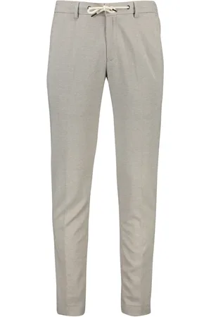 Portofino Chino broek geruit polyester