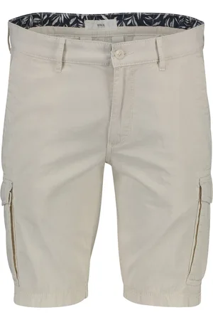 Brax Bermuda licht rits+knoop sluiting katoen