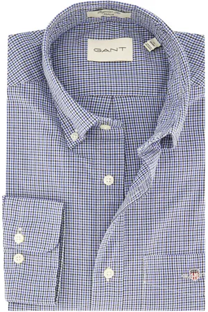 GANT Casual button down overhemd normale fit geruit